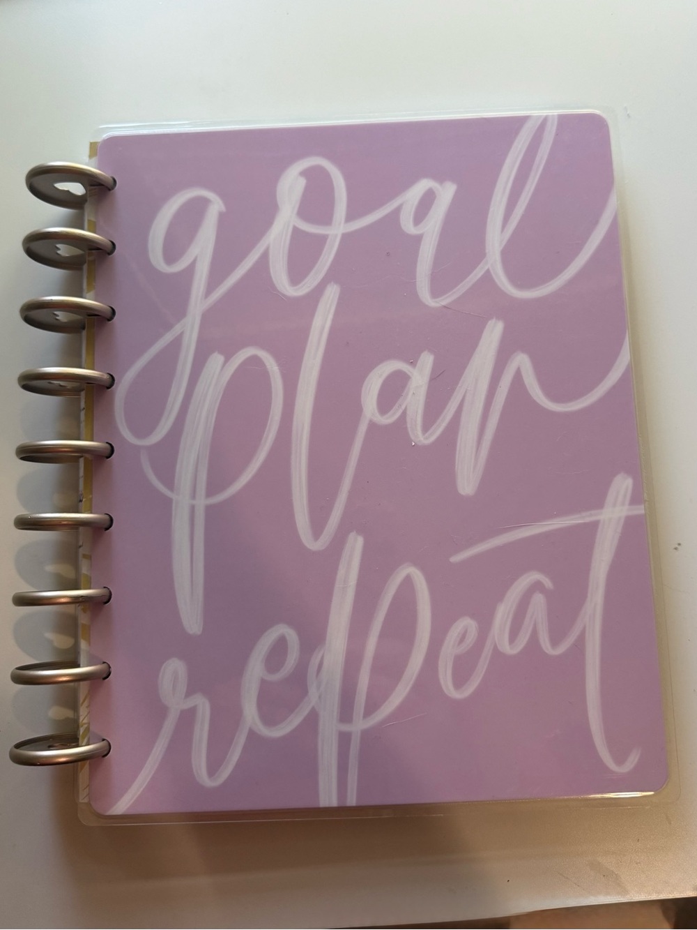 The Happy Planner Lavender 'Goal Plan Repeat' Goal Planner